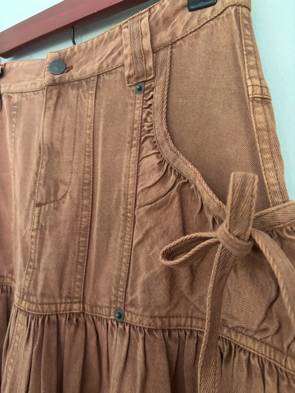 We The Free Tuff And Tumble Midi Skirt NWOT*